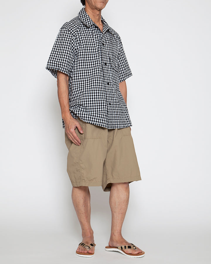 CS011S・UTILITY FIELD SHIRT / Monotone Gingham Check