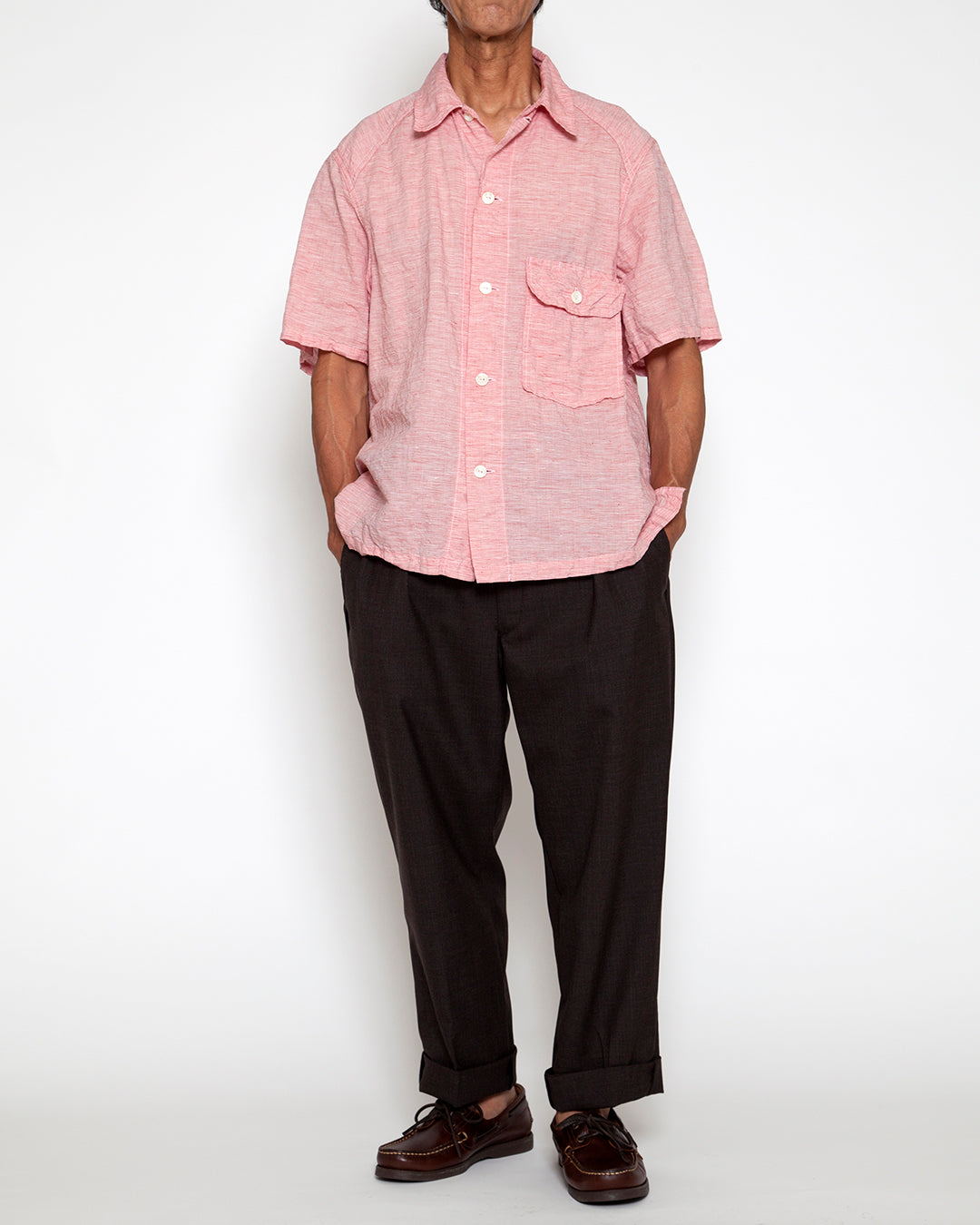 CS011S - CORONA・UTILITY FIELD SHIRT / Red