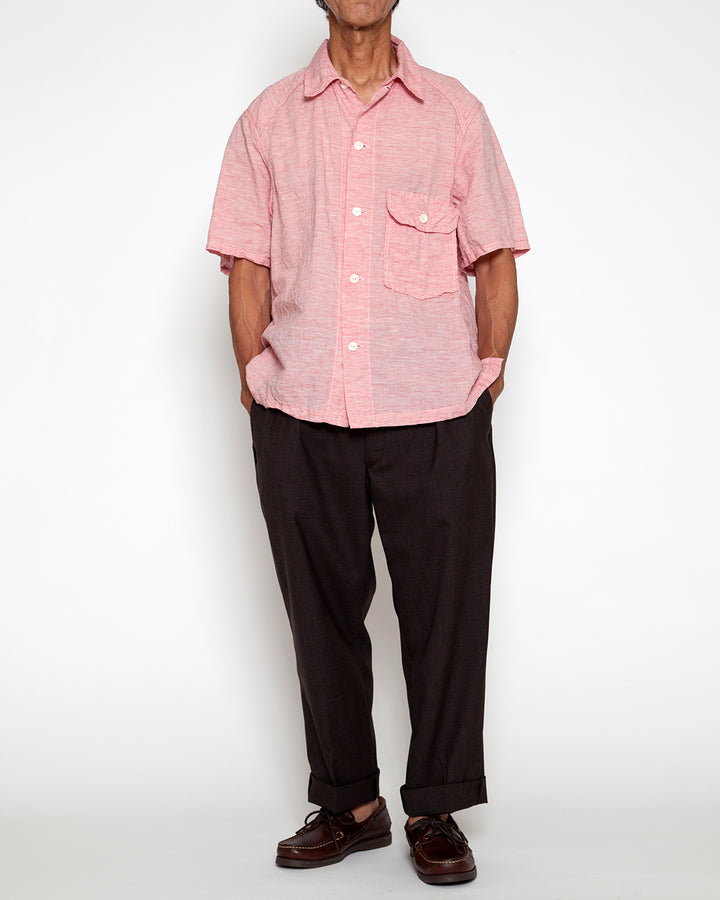 CS011S - CORONA・UTILITY FIELD SHIRT / Red