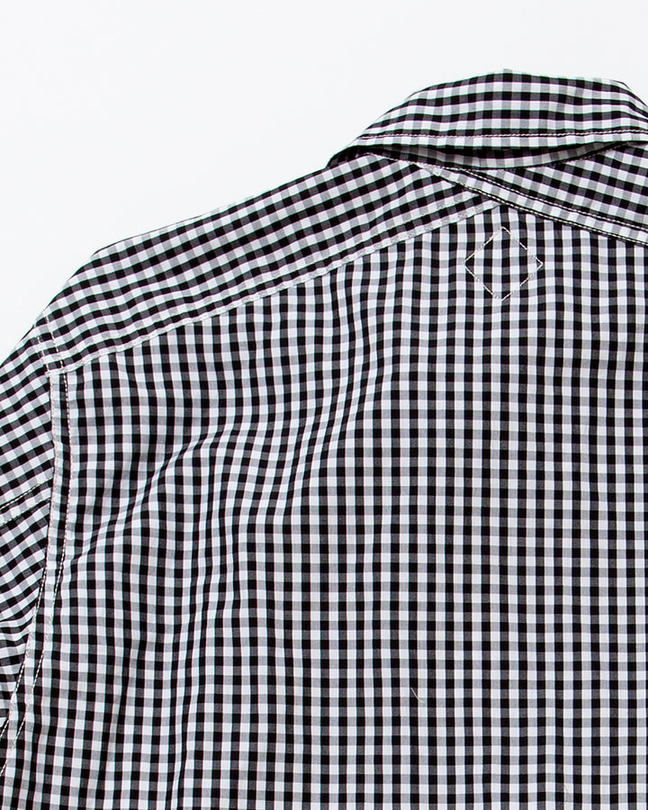 CS013・UTILITY FIELD SHIRT / Monotone Gingham Check