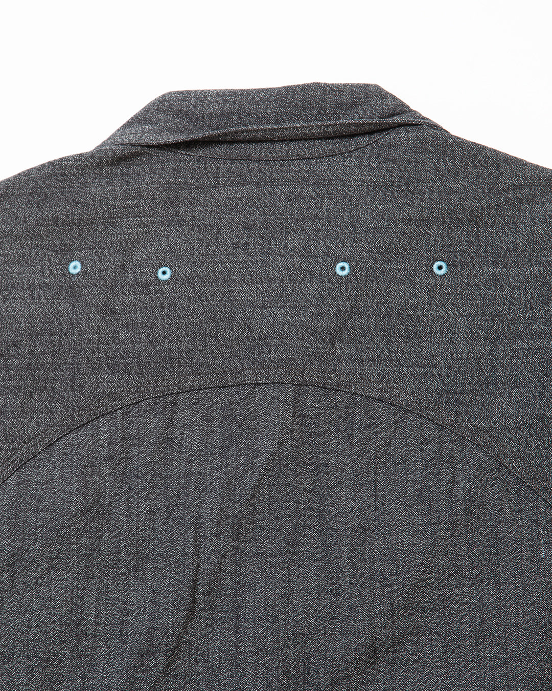 CS014 - CORONA・W-YOKE SHIRT / Top Black Chambray