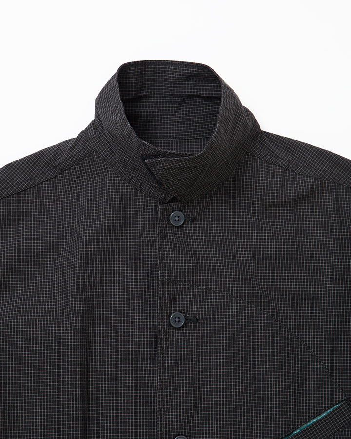 CSJ001・HUNTER HIKER JAC SHIRT / Black × White