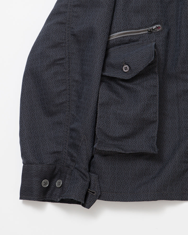 CSJ003・6POCKET JAC SHIRT / Black