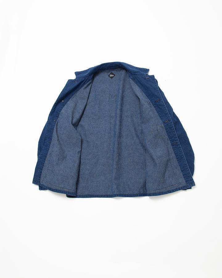 CSJ005 - N-3 JUMPER / Indigo Denim w/ Bio-wash