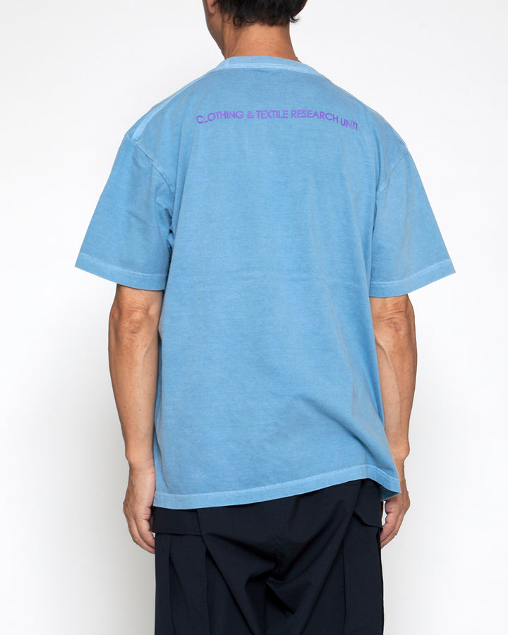 CT021・"THE CORONA UTILITY" LOGO EMBROIDERY TEE / Light Denim