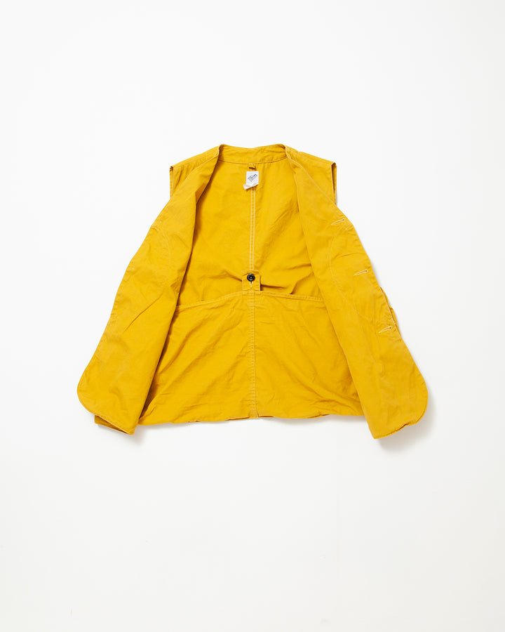 CV002 - CORONA・GAME VEST / Mustard w/ Bio-wash