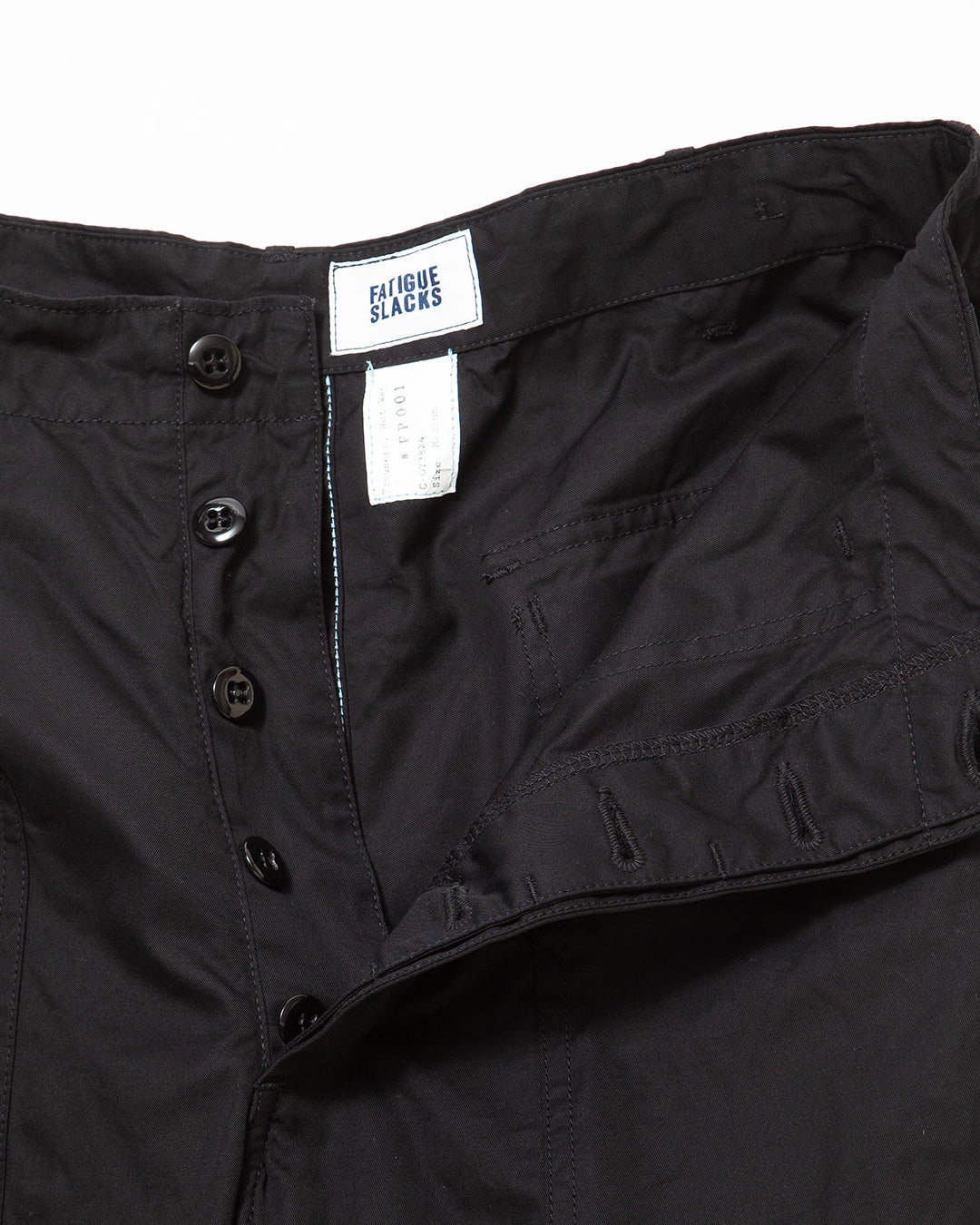FP001・UTILITY SLACKS / Black