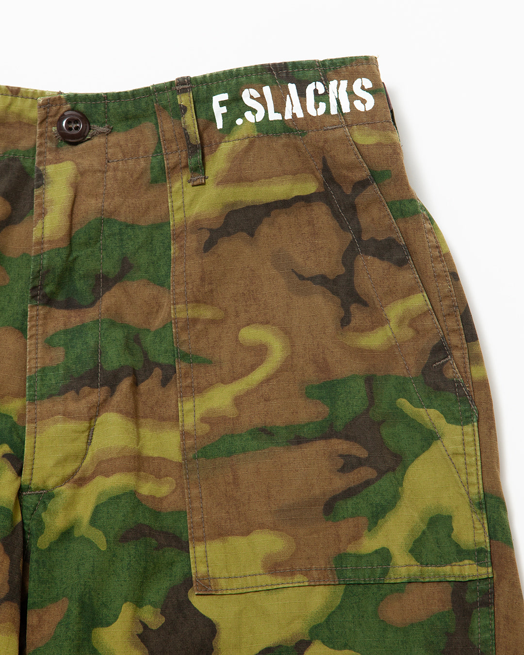 FP005 - AGGRESSOR SLACKS / ERDL "GREEN in COUNTRY" w/ Bio-wash