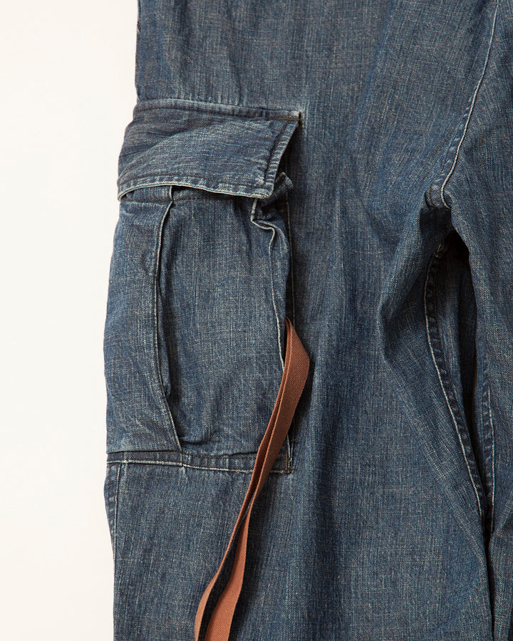 FP006・JUNGLE SLACKS / Indigo Denim