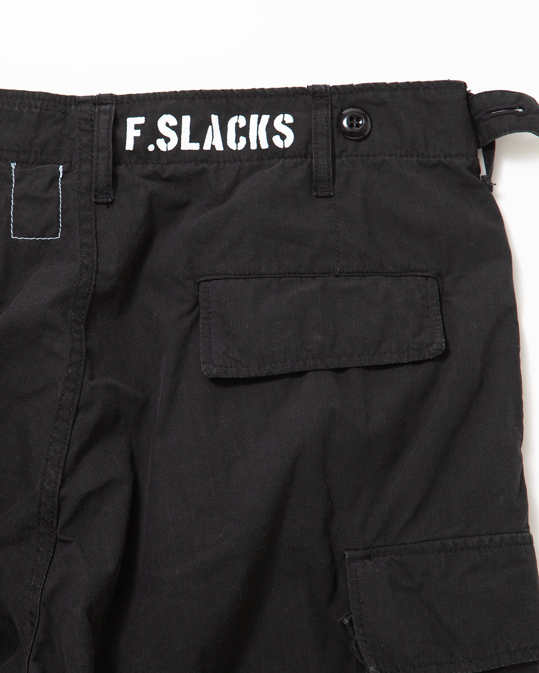 FP006 - JUNGLE SLACKS / Black w/ Bio-wash
