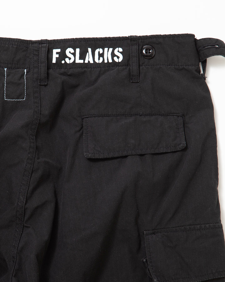 FP006 - JUNGLE SLACKS / Black w/ Bio-wash