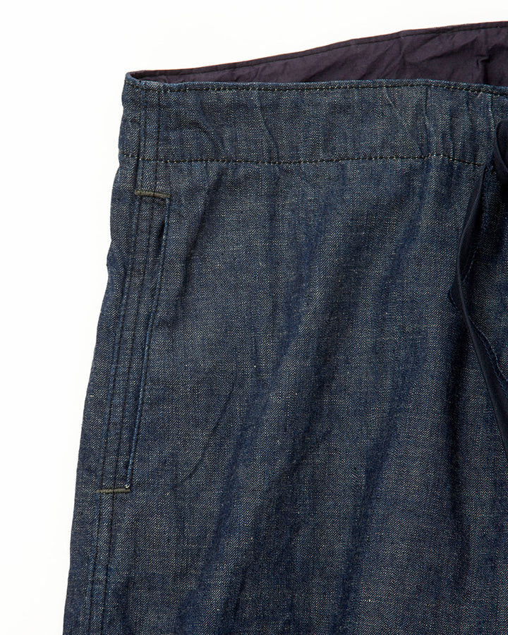 FP018・NAVY EASY SLACKS / Indigo Denim