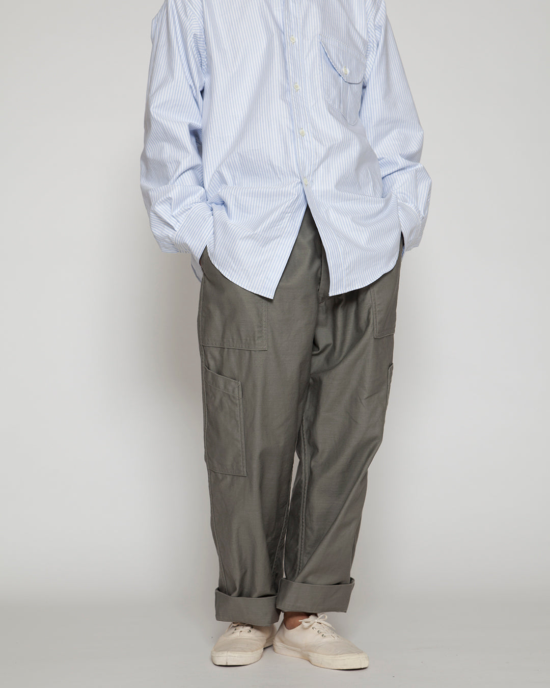FP025・MECHANIC SLACKS / Sage Green
