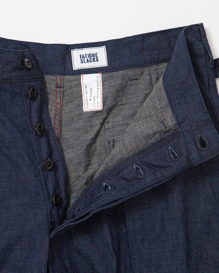 FP025・MECHANIC SLACKS / Indigo Denim