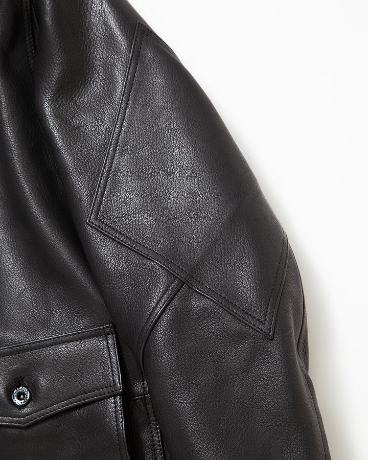 WG001 - Willis & Geiger "G-8" / Black Goat Leather