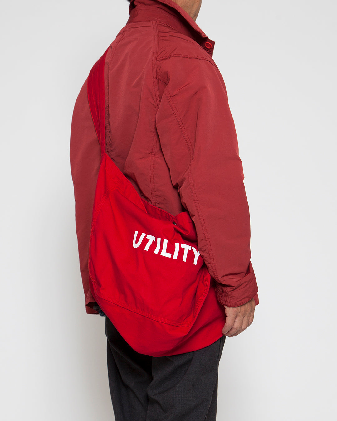 CB004 - NEWS PAPER BAG / Red