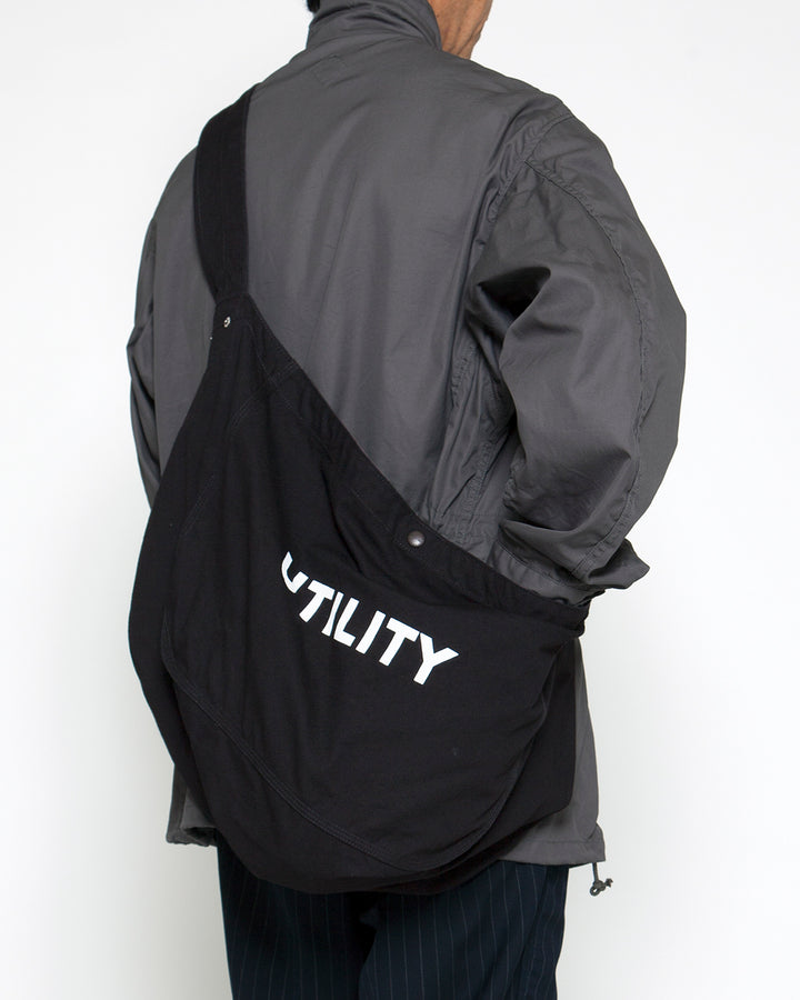 CB004 - NEWS PAPER BAG / Black