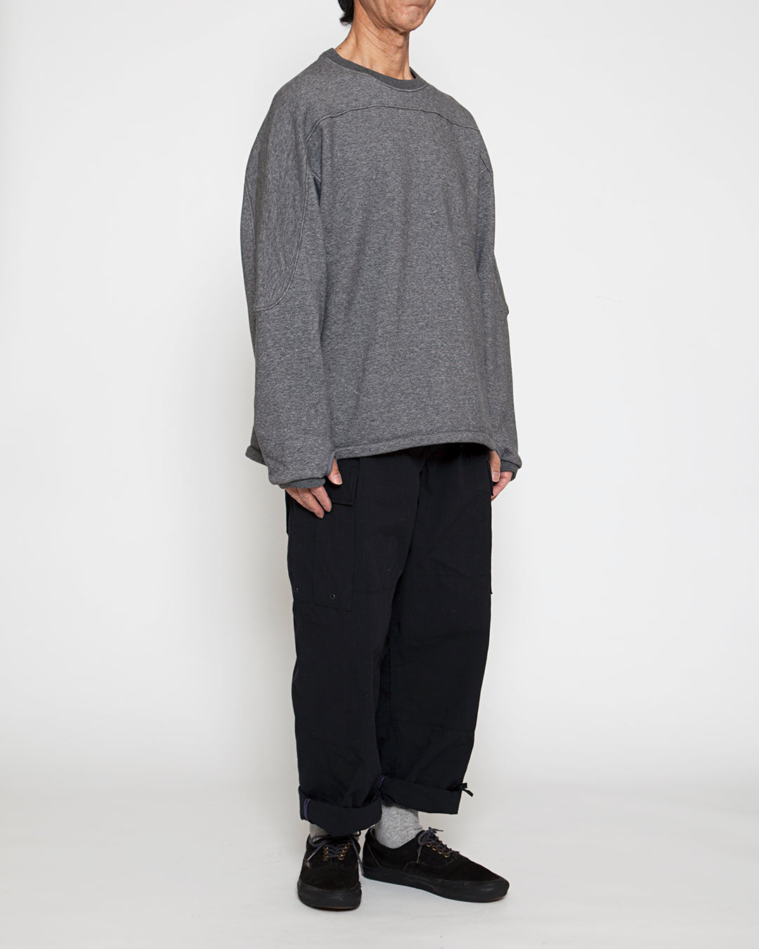 トップス CORONA UTILITY CLIMBING JERSEY SHIRT CC001・UTILITY CLIMBING JERSEY SHIRT / Black Heather – THE CORONA