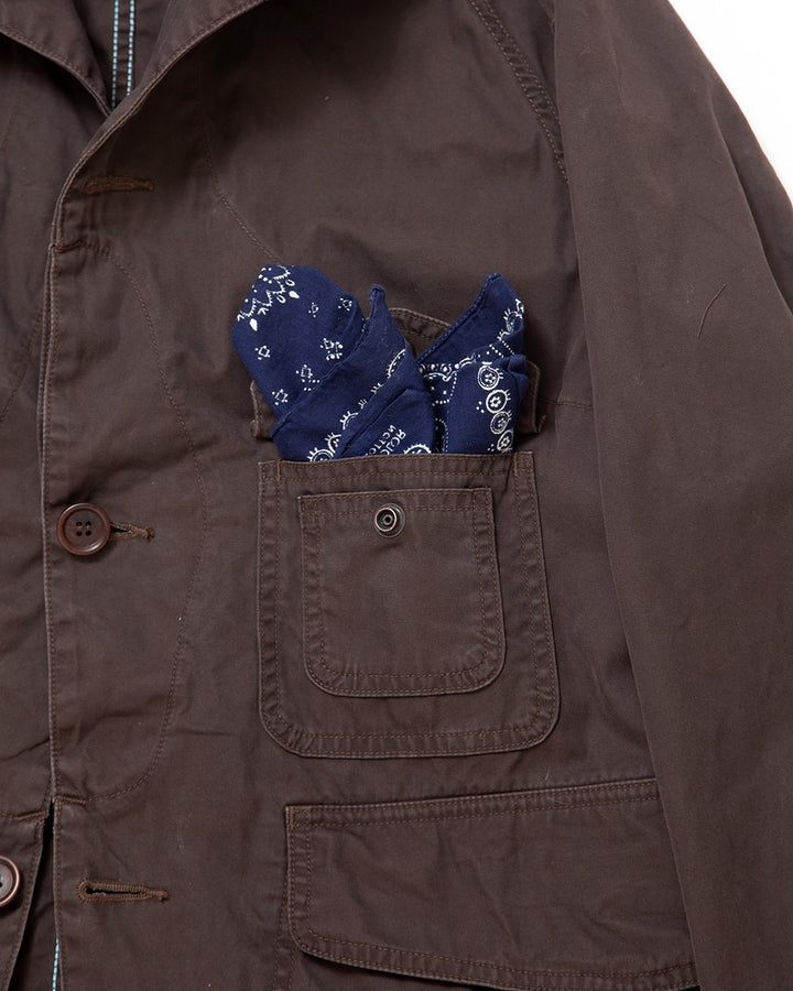 CJ001 - CORONA・GAME JACKET / Chocolate Brown w/ Bio-wash