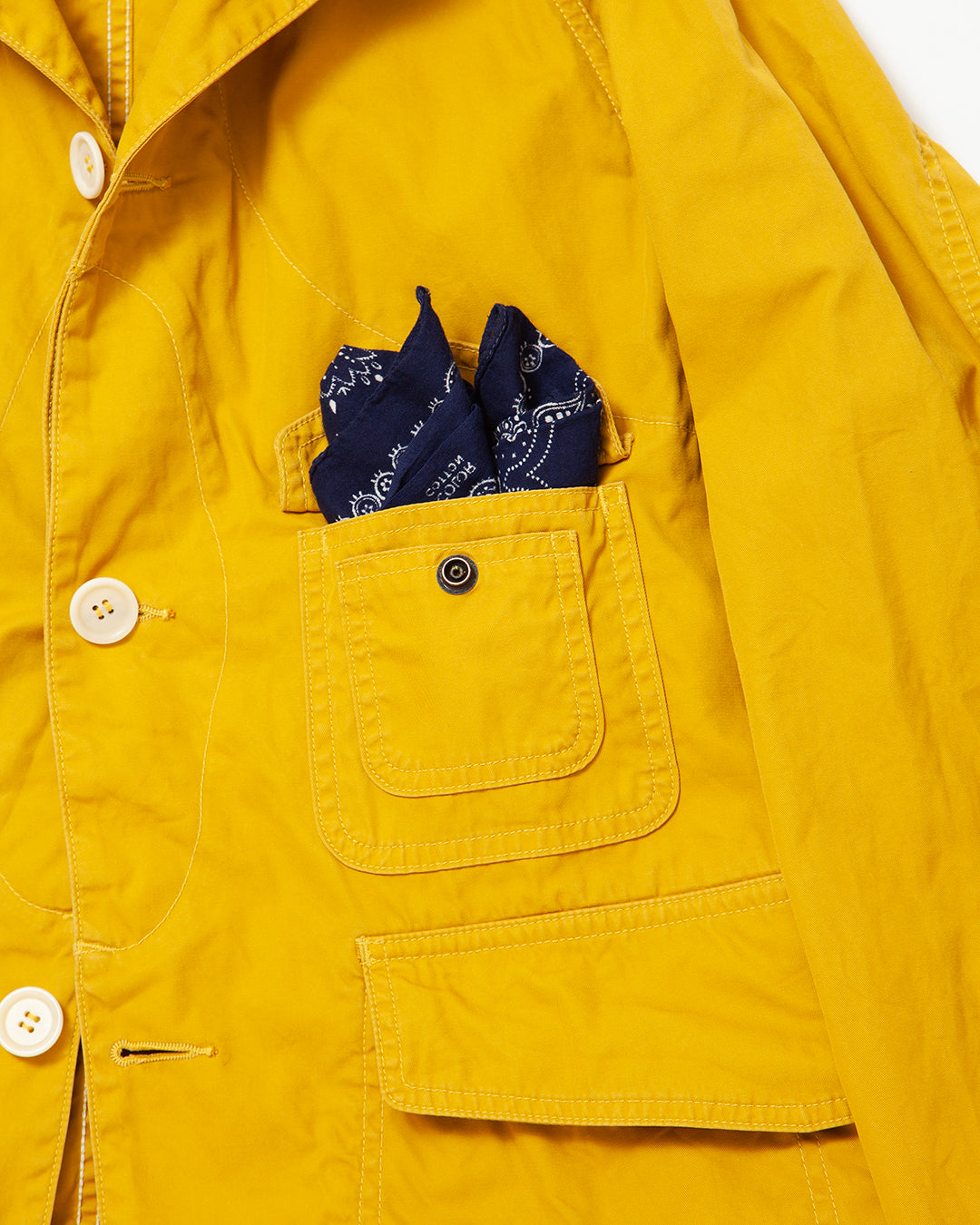 CJ001 - CORONA・GAME JACKET / Mustard w/ Bio-wash