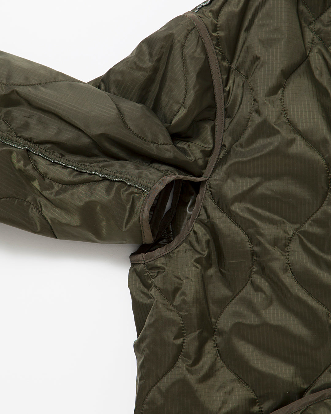 CJ020・ COMBAT QUILTING LINER JACKET / Olive Green