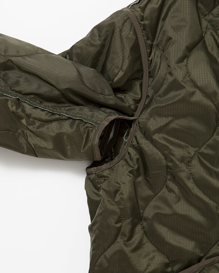 CJ020・ COMBAT QUILTING LINER JACKET / Olive Green