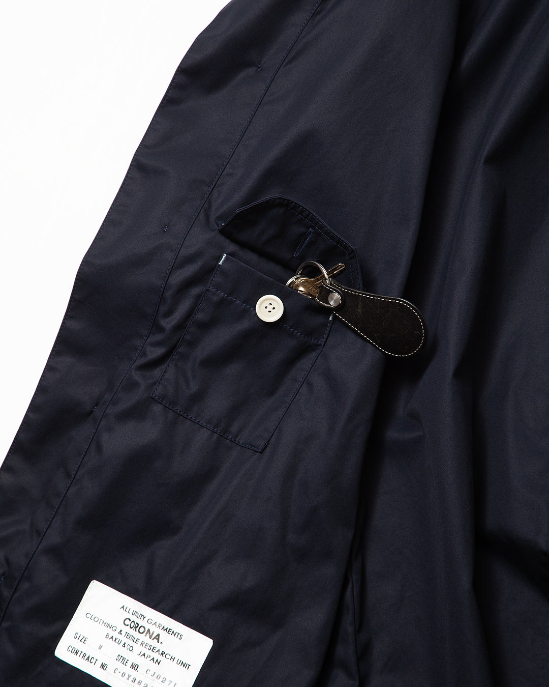 CJ027L - CORONA・UP DUSTER COAT / Midnight Navy