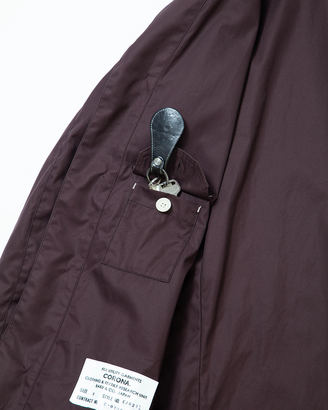CJ027L - CORONA・UP DUSTER COAT / Dark Brown
