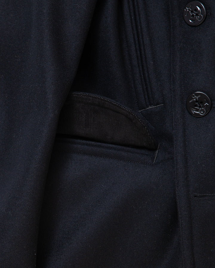 CJ067- SEAMEN'S COAT / Black