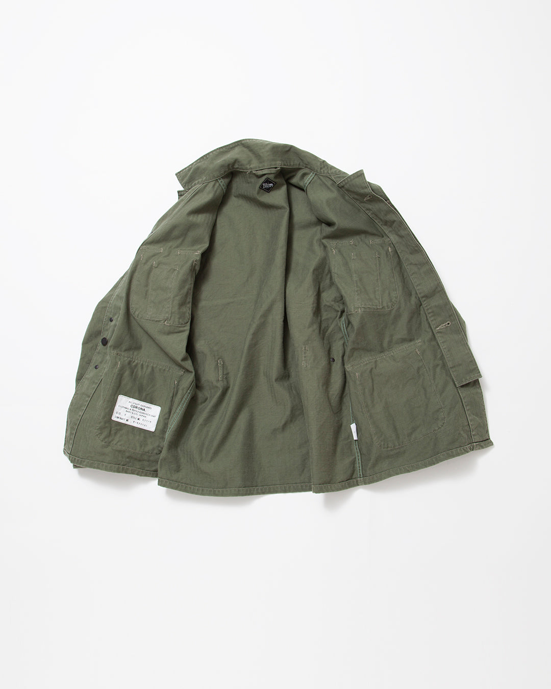 CJ096 - CORONA・JUNGLE JACKET / Light OG w/Bio-wash – THE