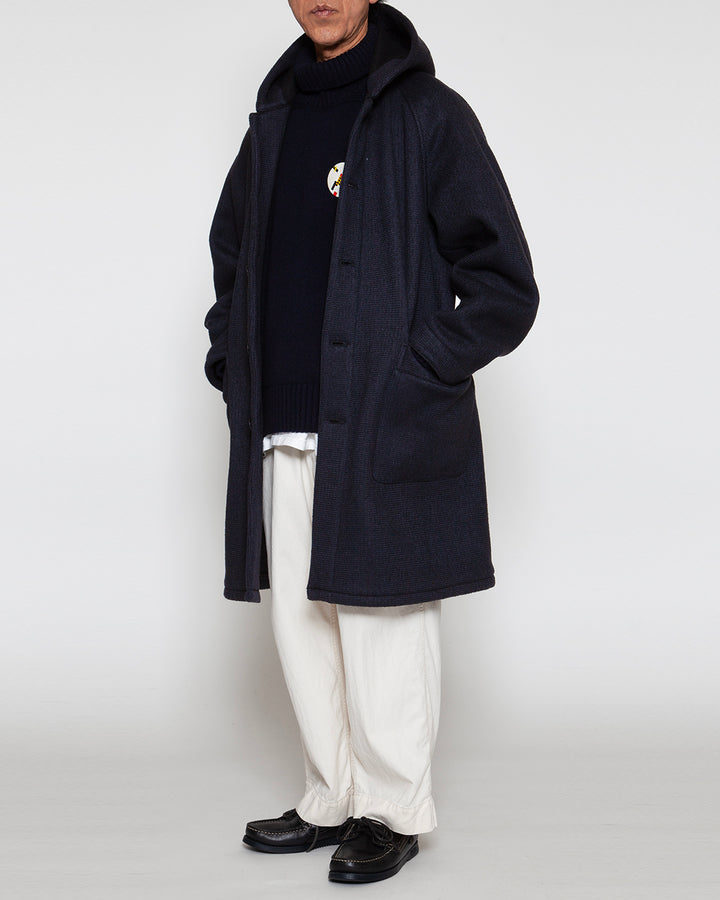 CJ127 - CORONA・UP DUSTER PARKA COAT / Dark Navy