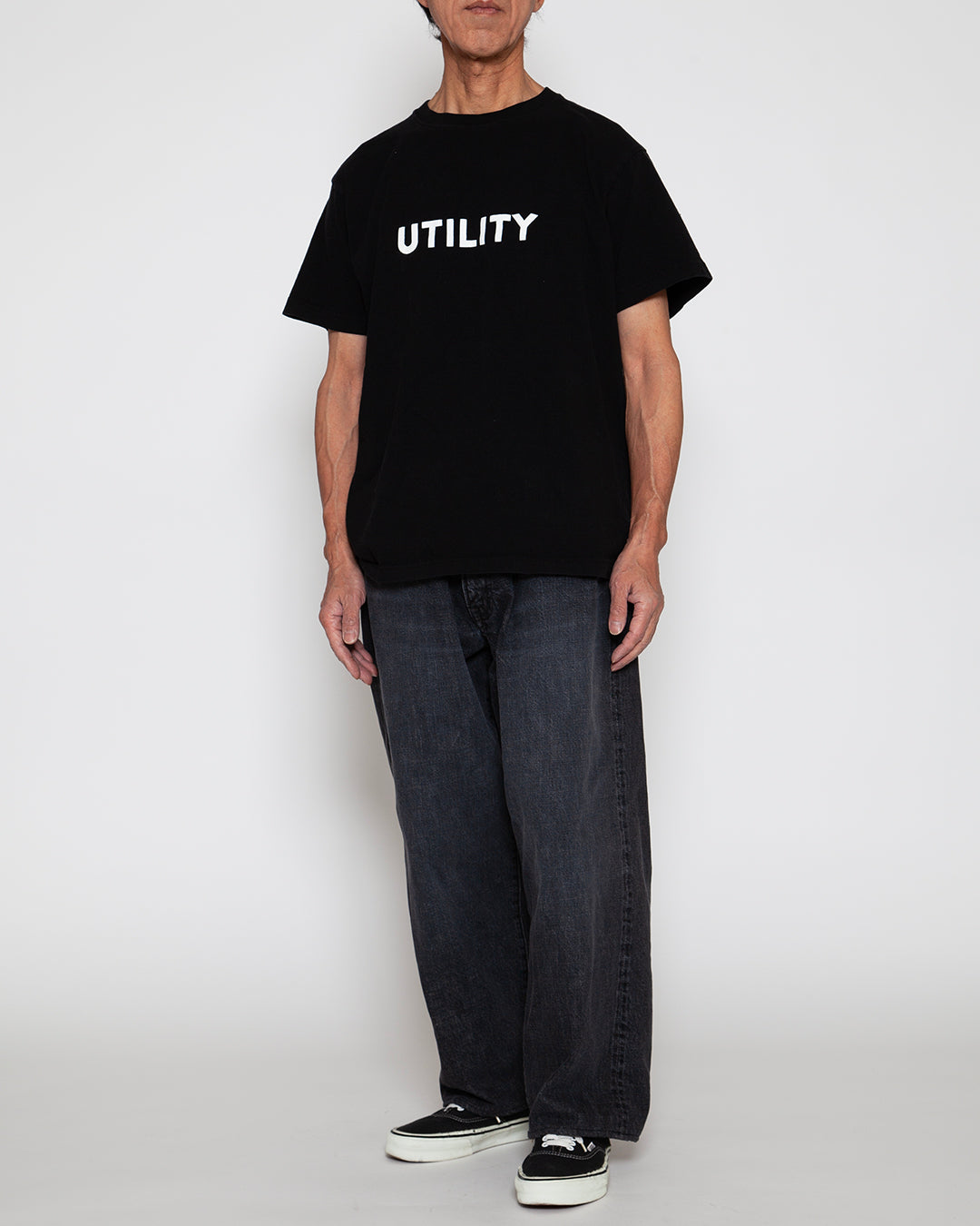CP005 - W05 5POCKET / Black Denim w/ Special Bio-wash