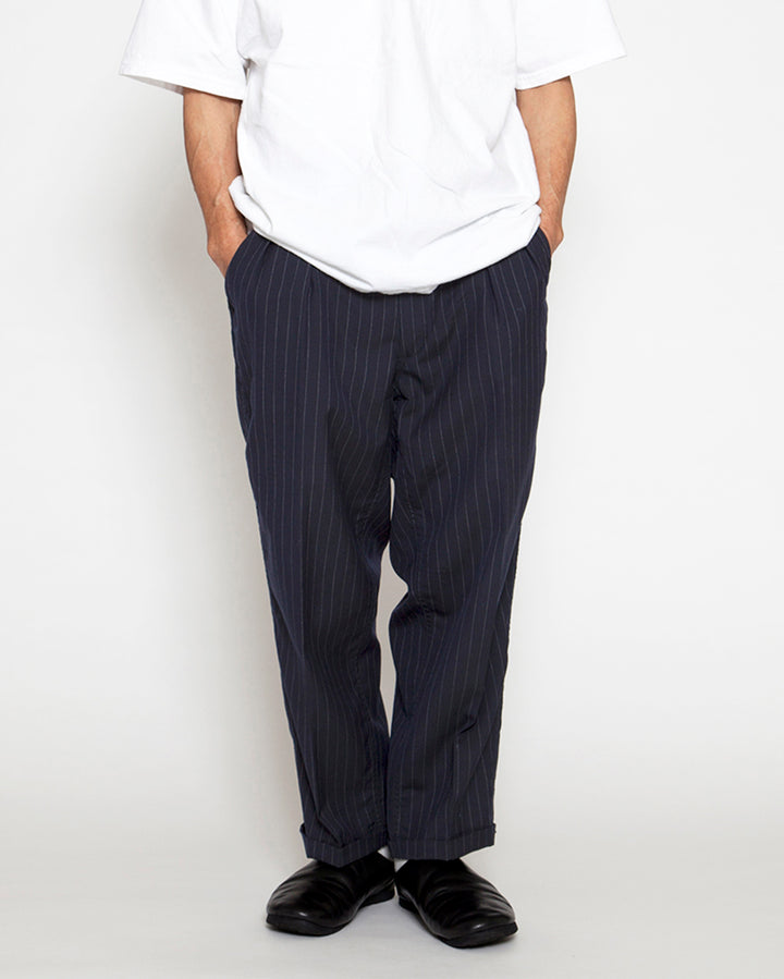 CP026・2T DESERT SLACKS / Pinstripe on Navy