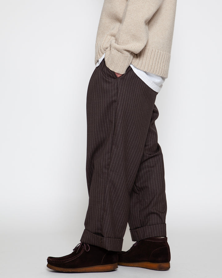 CP026 - 2T DESERT SLACKS / Brown Stripe