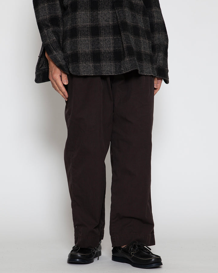CP026 - 2T DESERT SLACKS / Chocolate Brown w/ Bio-wash