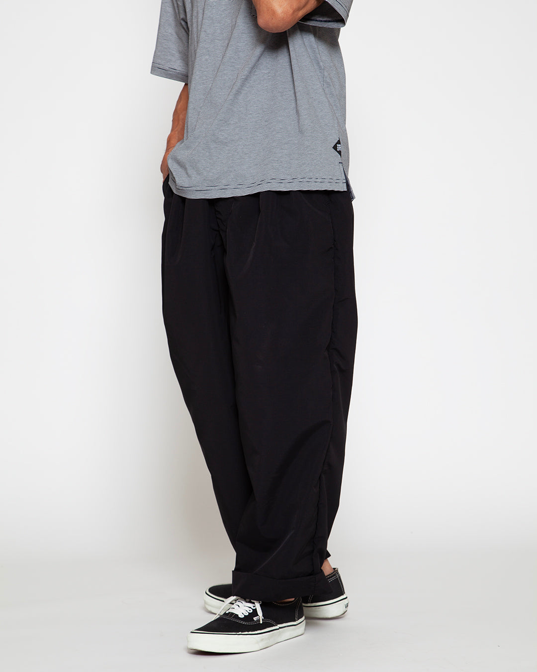 CP027E - DESERT EASY SLACKS / Black