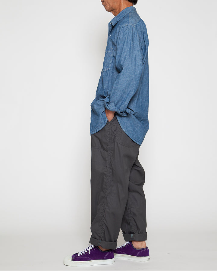 CS001 - NAVY 1POCKET SHIRT / Blue Chambray