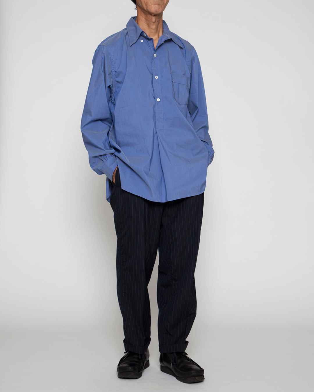 CS005 - W.C.W SHIRT PULLOVER / Blue
