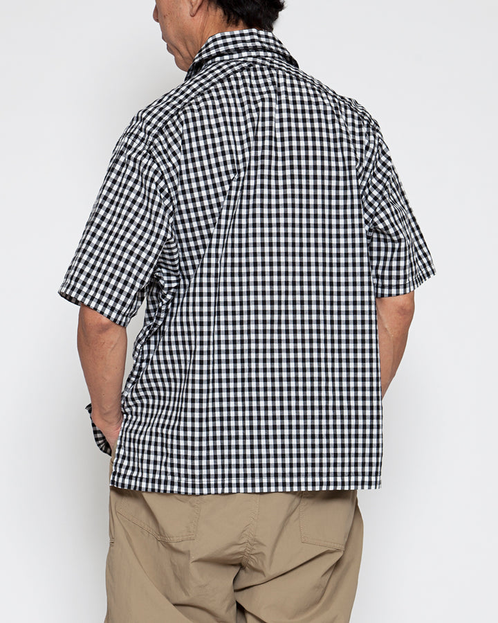 CS011S・UTILITY FIELD SHIRT / Monotone Gingham Check