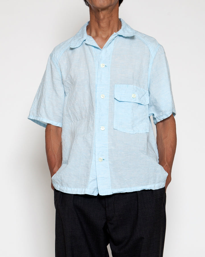 CS011S - CORONA・UTILITY FIELD SHIRT / Blue