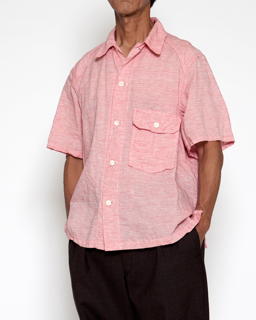 CS011S - CORONA・UTILITY FIELD SHIRT / Red
