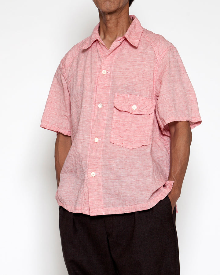 CS011S - CORONA・UTILITY FIELD SHIRT / Red