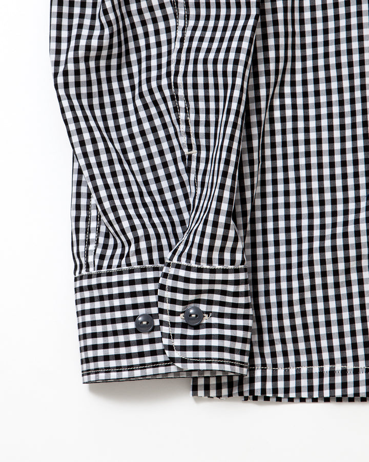 CS013・UTILITY FIELD SHIRT / Monotone Gingham Check