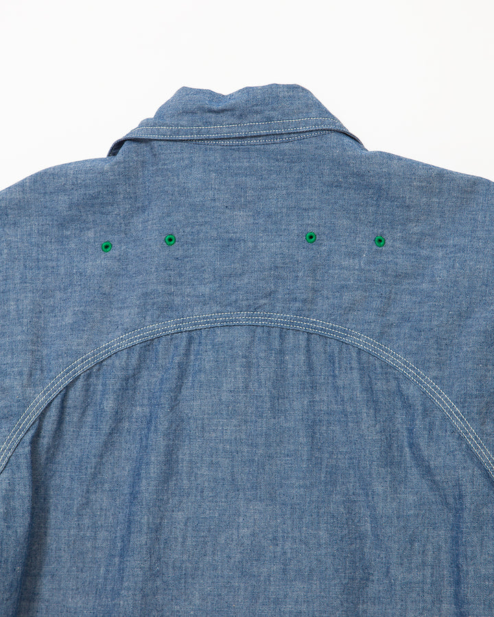 CS014 - CORONA・W-YOKE SHIRT / Blue Chambray