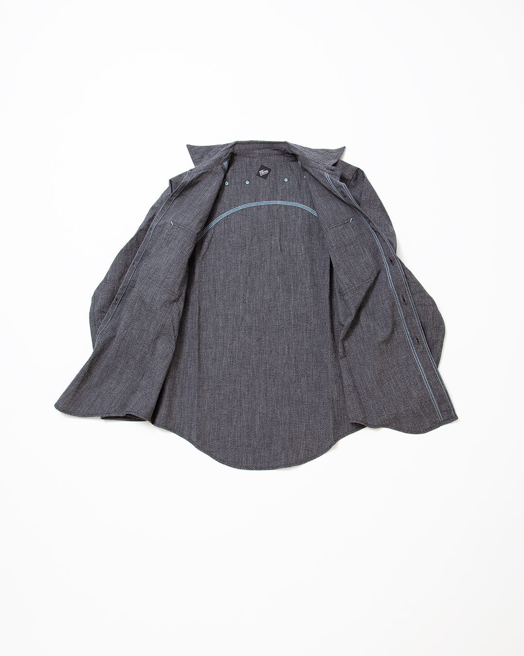 CS014 - CORONA・W-YOKE SHIRT / Top Black Chambray