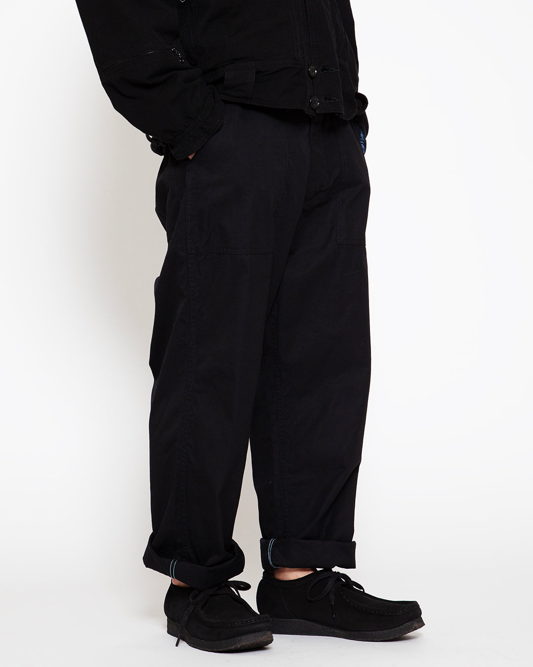 美品　サイズ L corona utility ブラック　トラウザーズ FP001・UTILITY SLACKS / Black – THE CORONA UTILITY