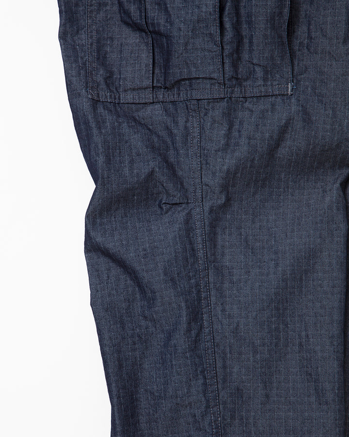 FP006・JUNGLE SLACKS / Indigo Chambray