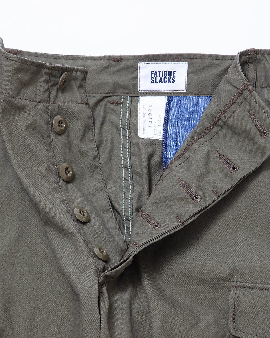 FP006 - JUNGLE SLACKS / Olive Green