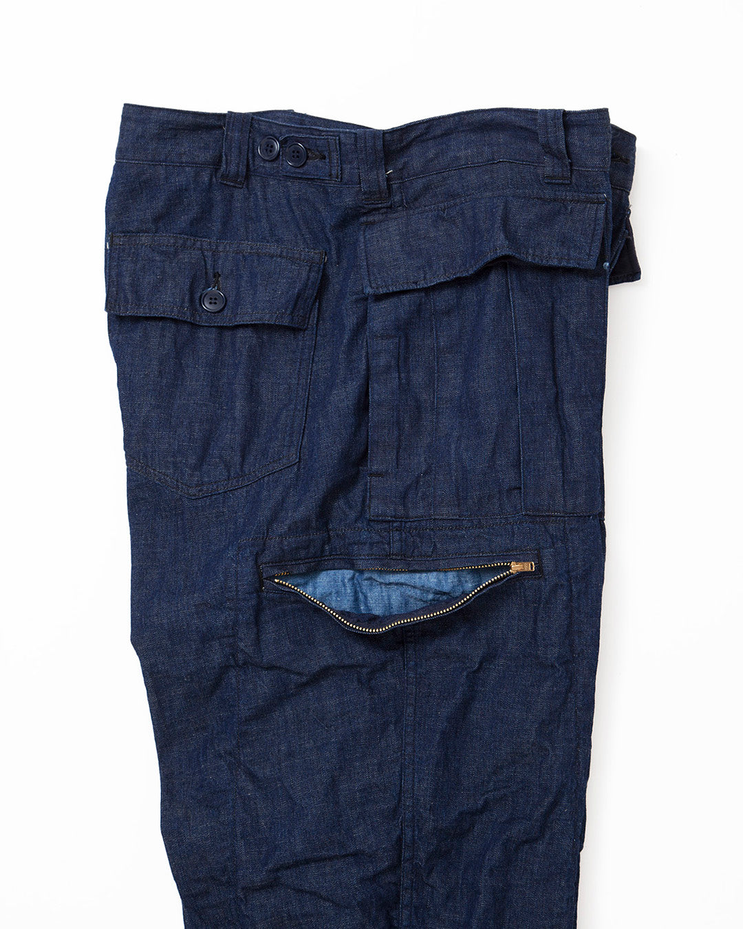 FATIGUE SLACKS - ADVISOR SLACKS / 8.5oz Indigo Denim