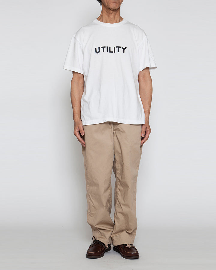 FP018・NAVY EASY SLACKS / Khaki